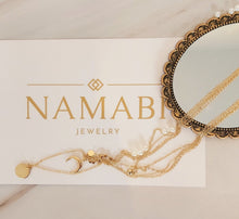 Laden Sie das Bild in den Galerie-Viewer, NAMABI BOHO MOON Halskette
